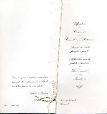 il Menù